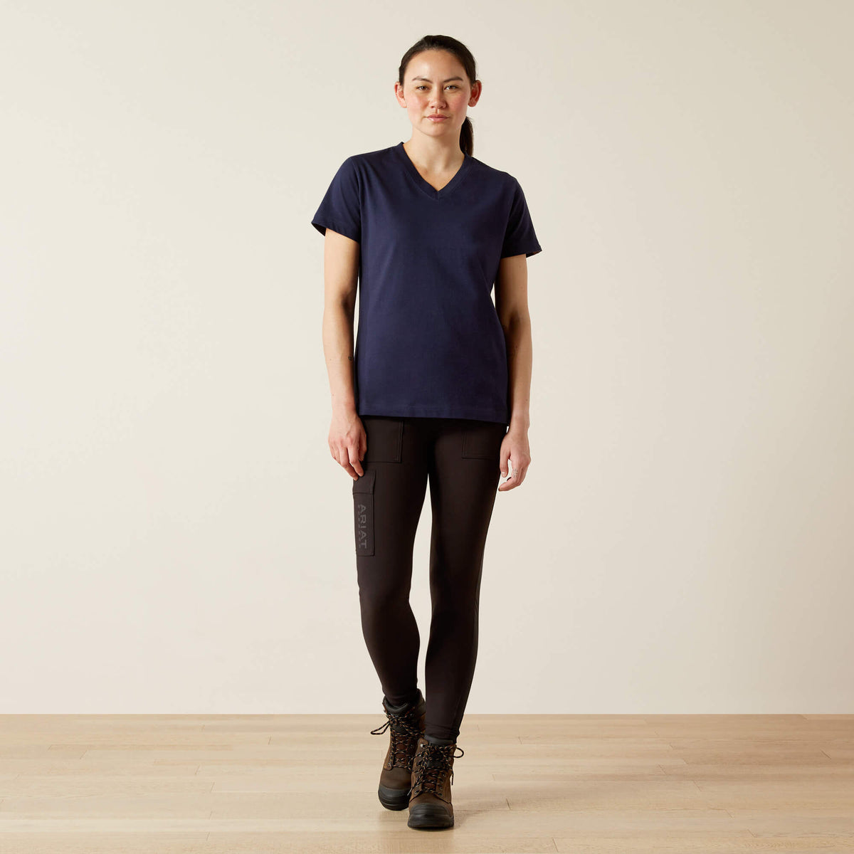 Rebar Cotton Strong Standard V-Neck T-Shirt - US 1363