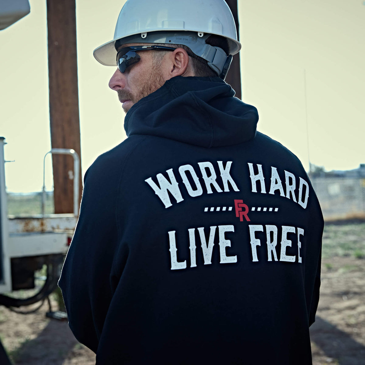 FR DuraStretch Work Hard Live Free Hoodie - US 6792