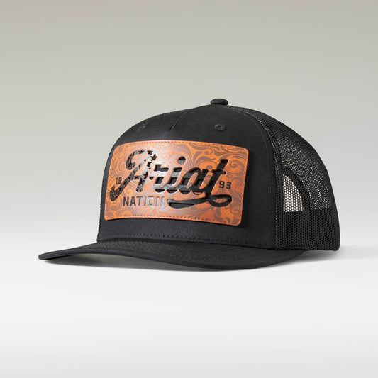 Leather Flag Patch Cap - US 9952