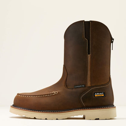 Rebar Lift Pull On Moc Toe Composite Toe Work Boot - US 7644