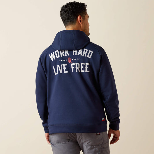 FR DuraStretch Work Hard Live Free Hoodie - US 7600
