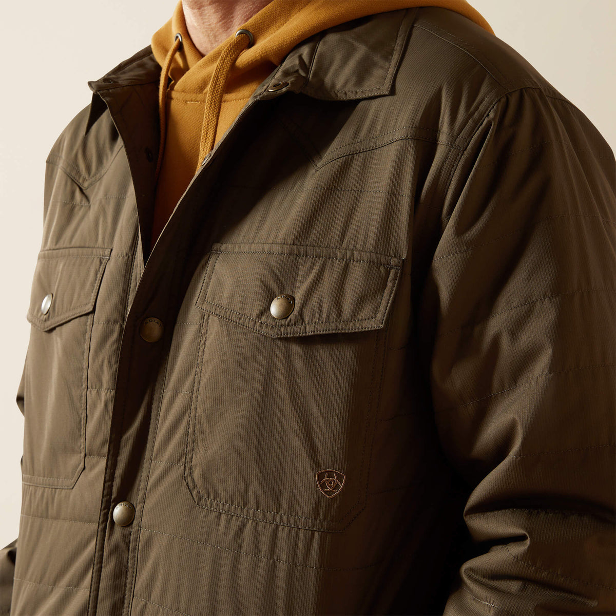 Quilted Shirt Jacket - US 4822