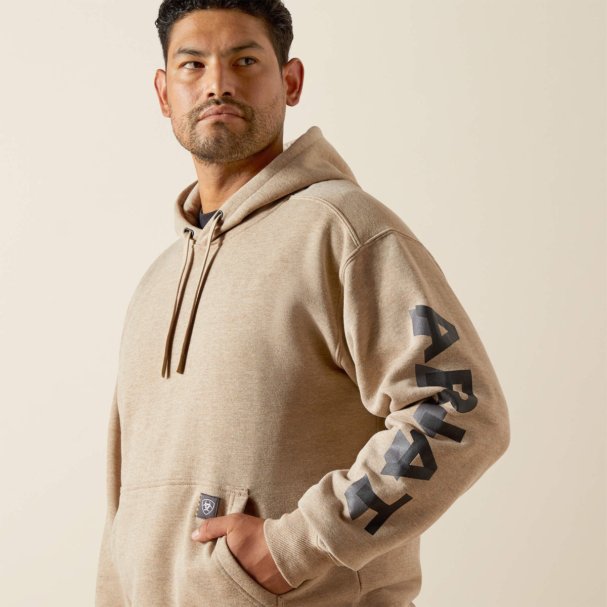 Rebar Lightweight Logo Hoodie - US 6105