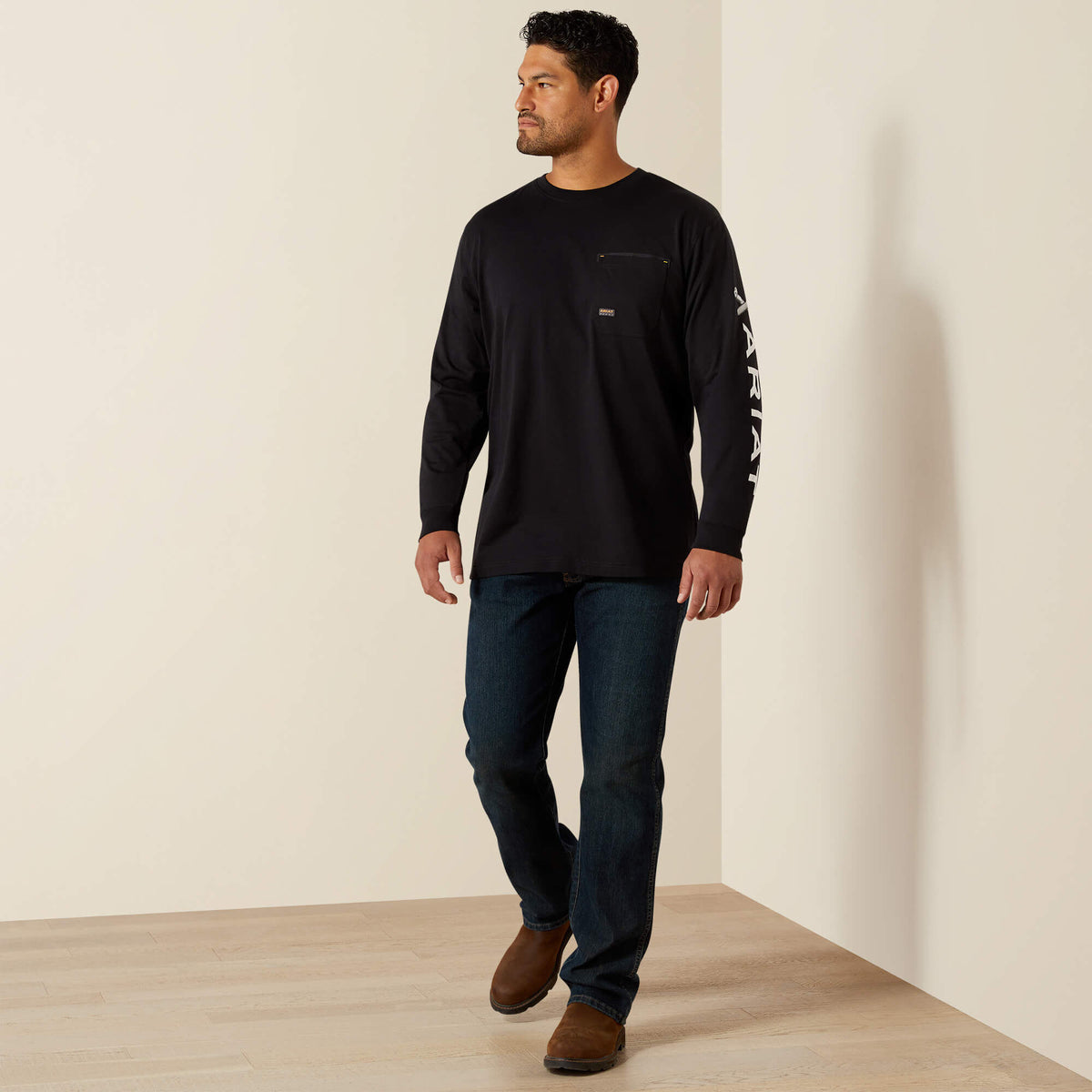 Rebar Workman Bolt Skull T-Shirt - US 4957