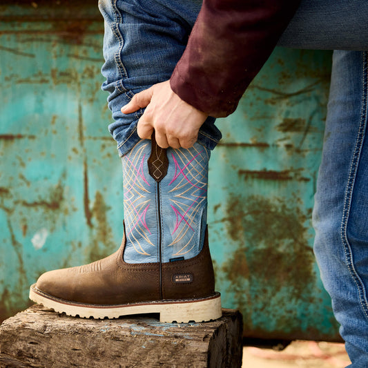 Activator Waterproof Wide Square Toe Work Boot - US 7997