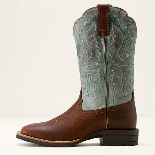 Hybrid Ranchwork Wide Square Toe Western Boot - US 5580
