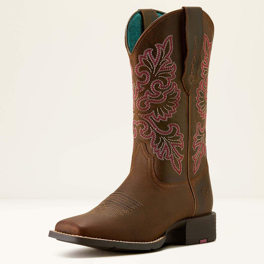 Round Up StretchFit Wide Square Toe Western Boot - US 9848