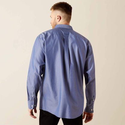 Wrinkle Free Solid Pinpoint Oxford Classic Fit Shirt - US 1296