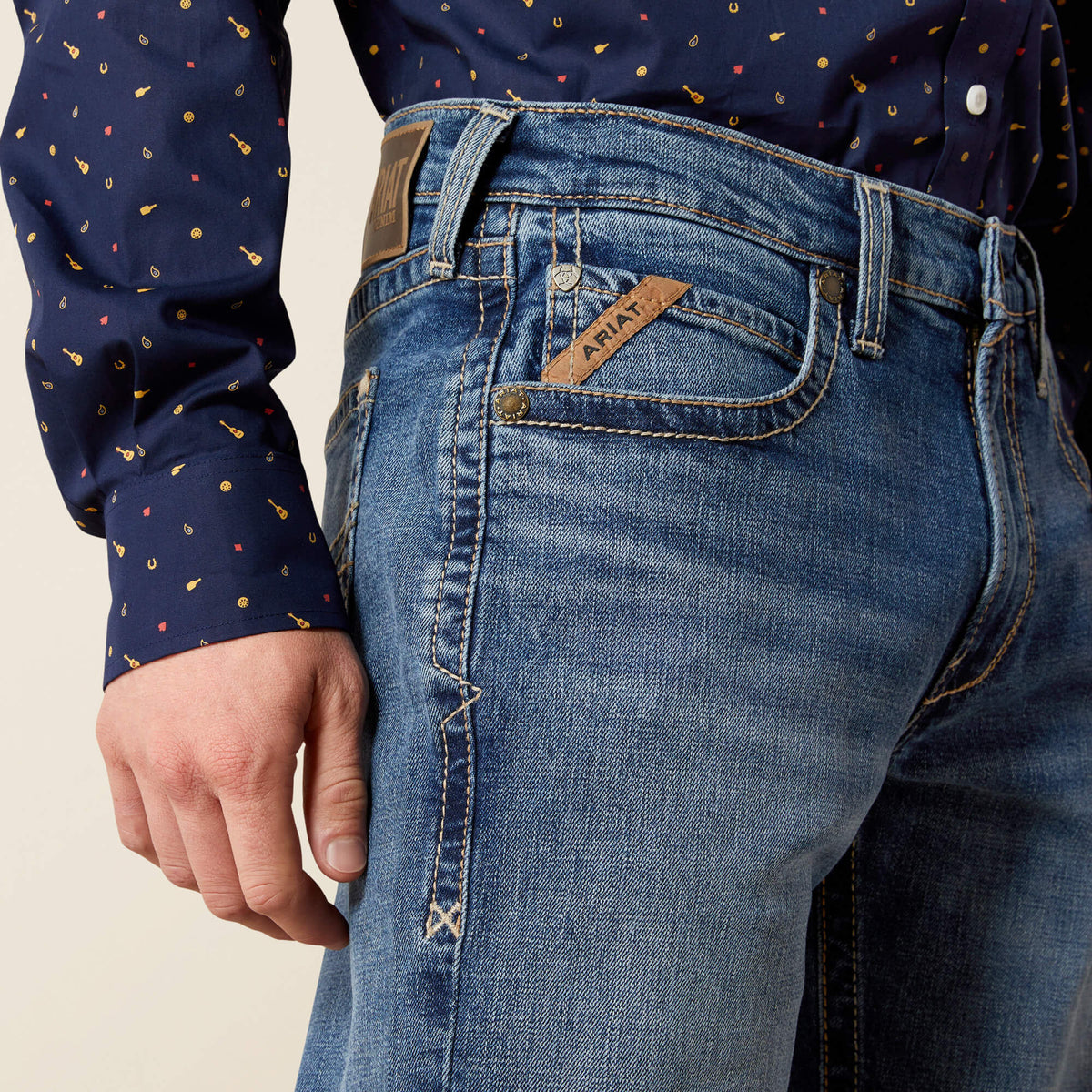 M5 Straight Calico Straight Leg Jean - US 4115