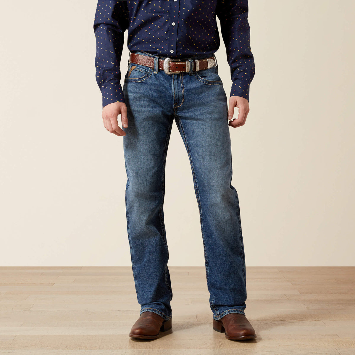 M5 Straight Calico Straight Leg Jean - US 4115