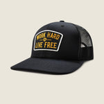 Work Hard Live Free Patch Snapback Cap - US 1608