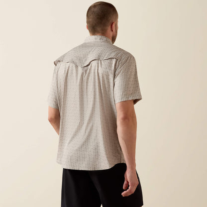 Printed Western VentTEK Classic Fit Snap Shirt - US 0402
