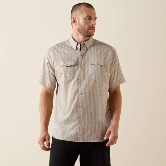 Printed Western VentTEK Classic Fit Snap Shirt - US 0402