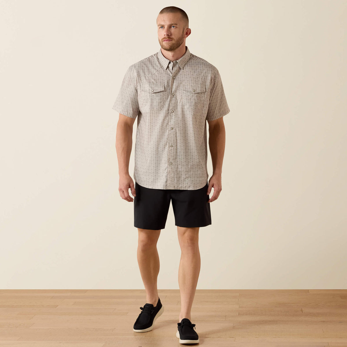 Printed Western VentTEK Classic Fit Snap Shirt - US 0402