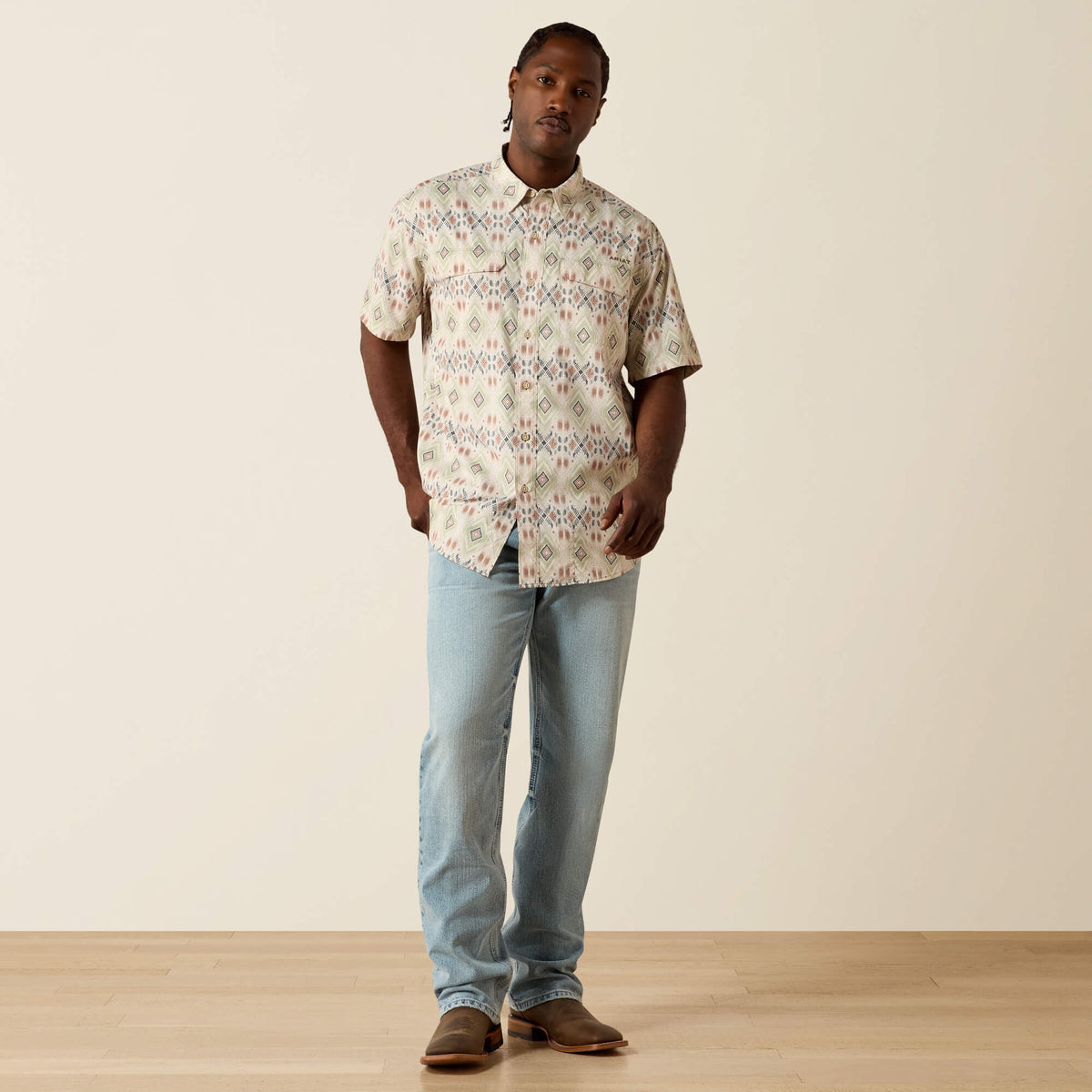 Printed VentTEK Outbound Classic Fit Shirt - US 4398