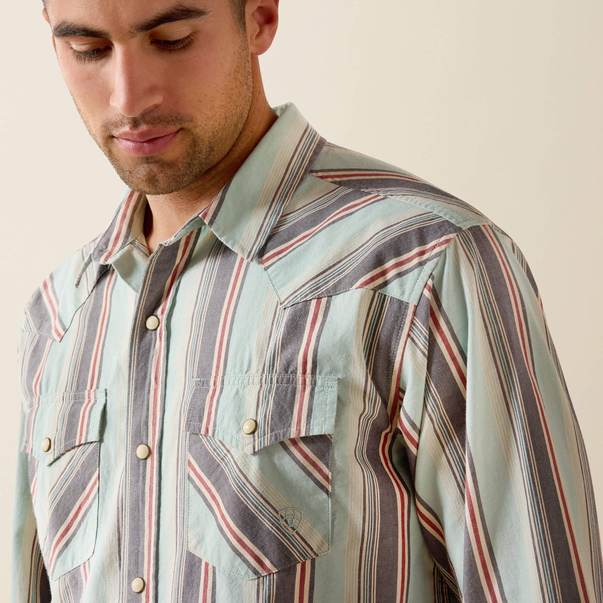 Retro Hesperus Fitted Snap Shirt - US 1156