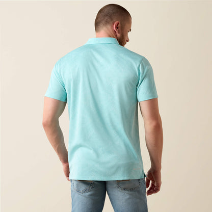 Jacquard Printed Fitted Polo - US 2102