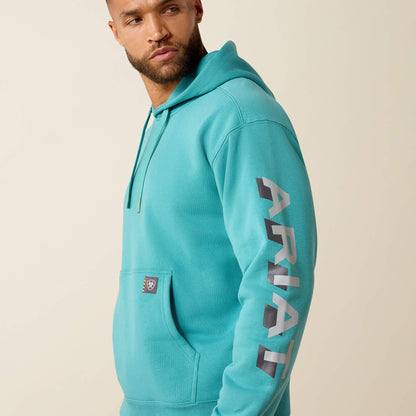 Rebar Lightweight Logo Hoodie - US 7509