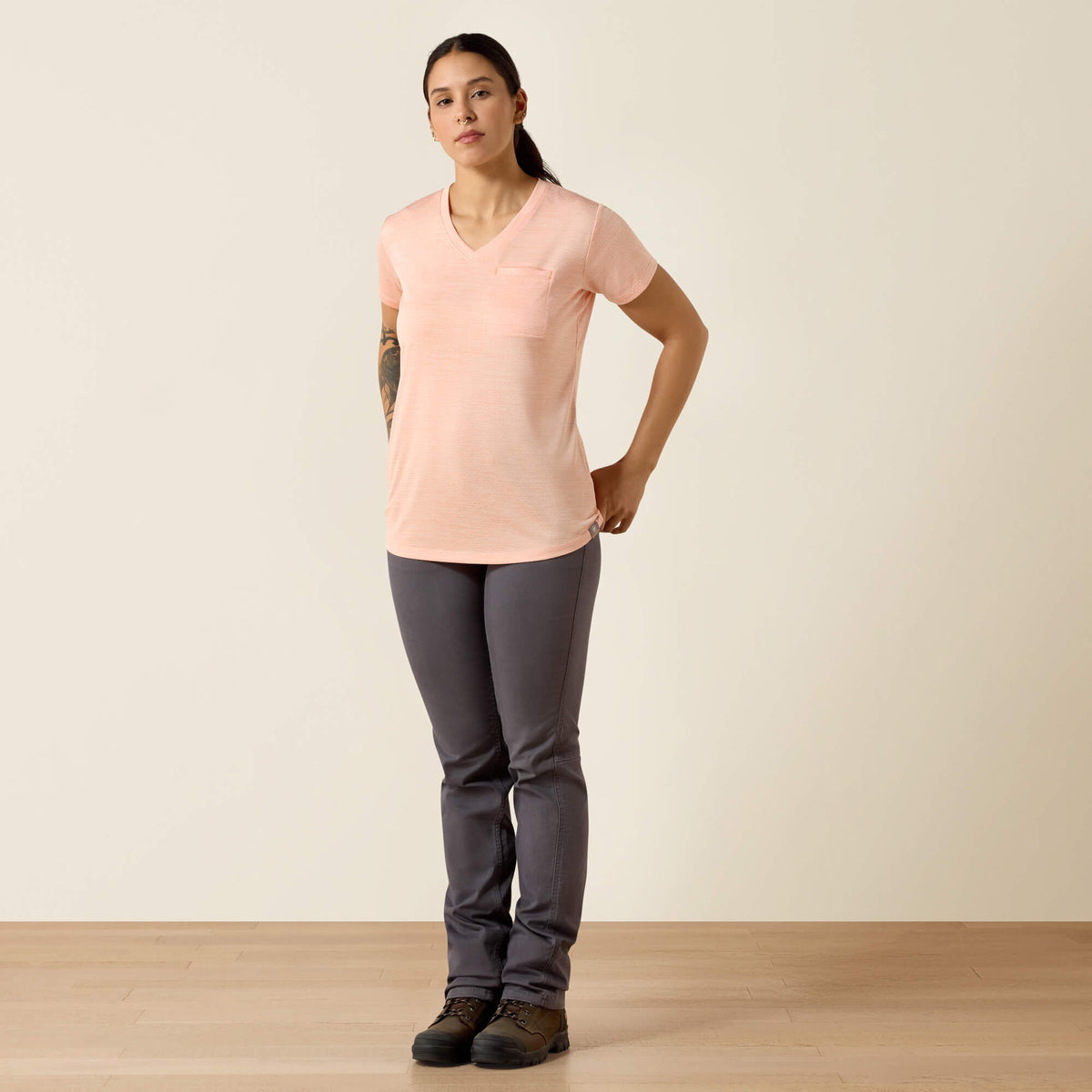 Rebar Evolution Mother V-Neck T-Shirt - US 2539