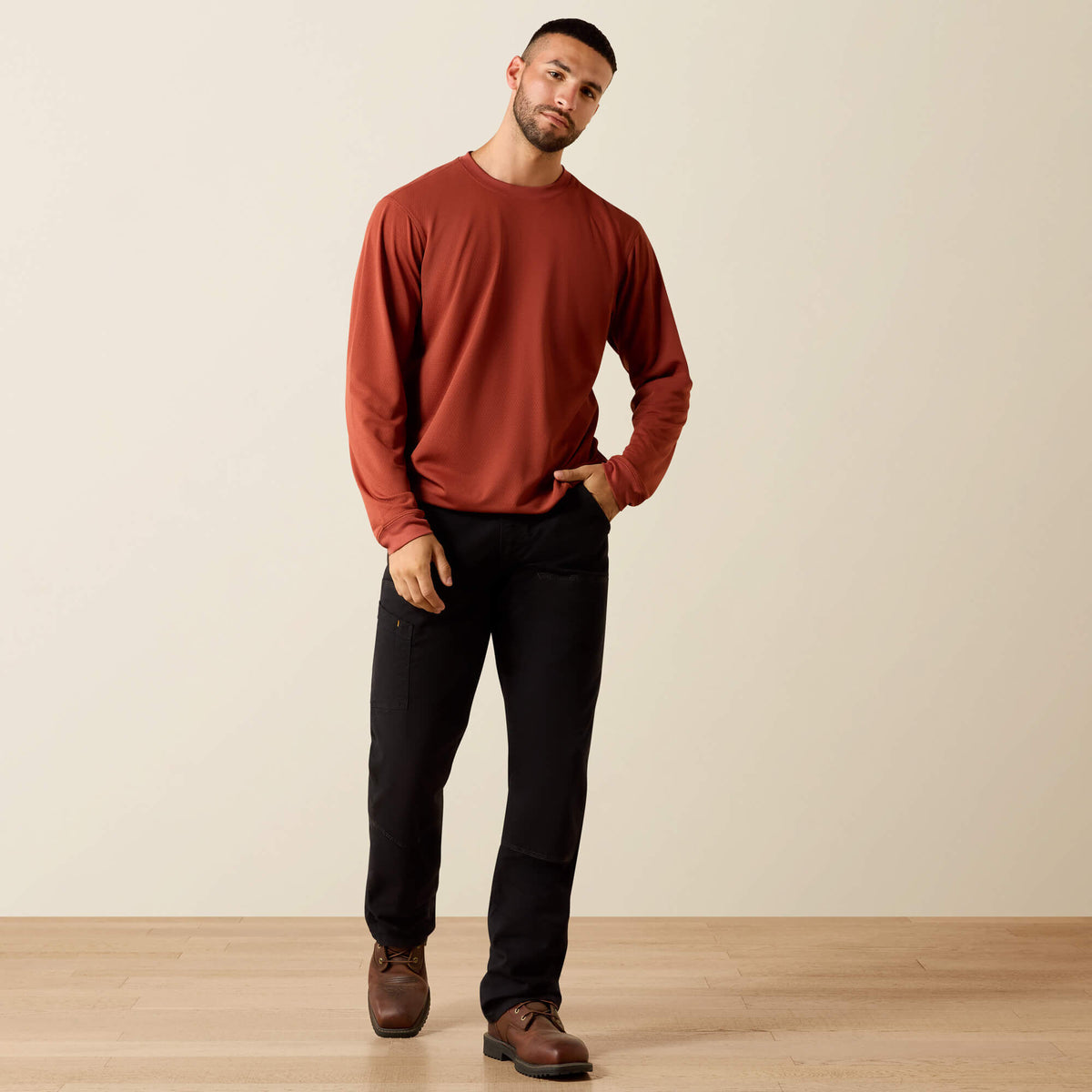 Rebar Heat Fighter Label Long Sleeve T-Shirt - US 4662