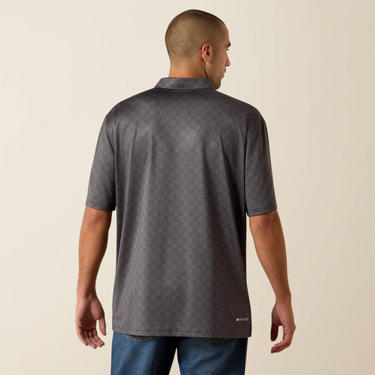 Printed 360 Airflow Classic Fit Polo - US 3318