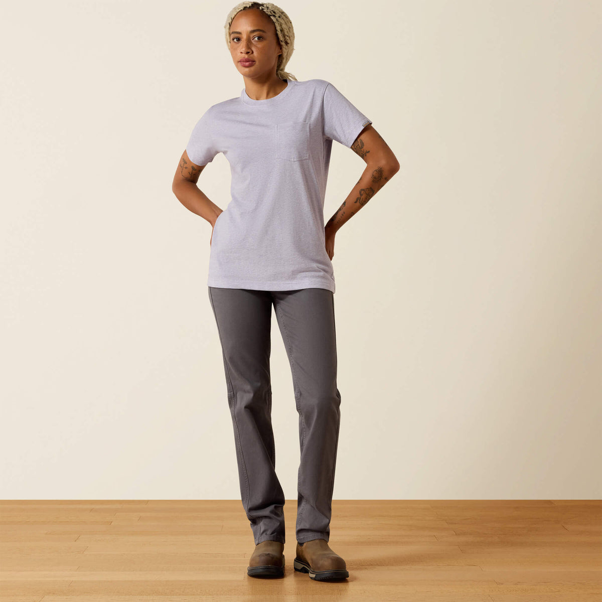 Rebar Cotton Strong Space Dyed T-Shirt - US 1520