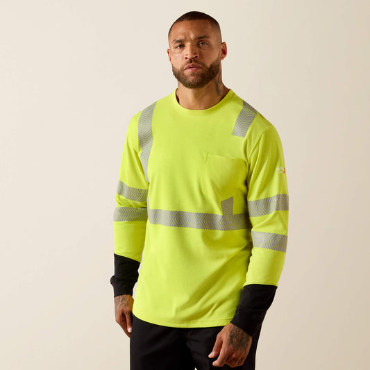 FR Hi-Vis Colorblock Long Sleeve T-Shirt - US 4333