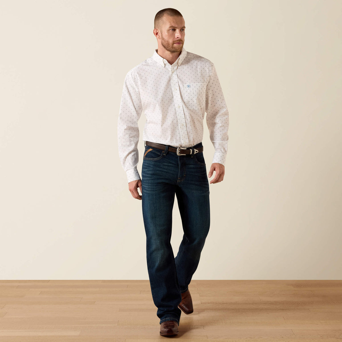 Wrinkle Free Cal Classic Fit Shirt - US 7065
