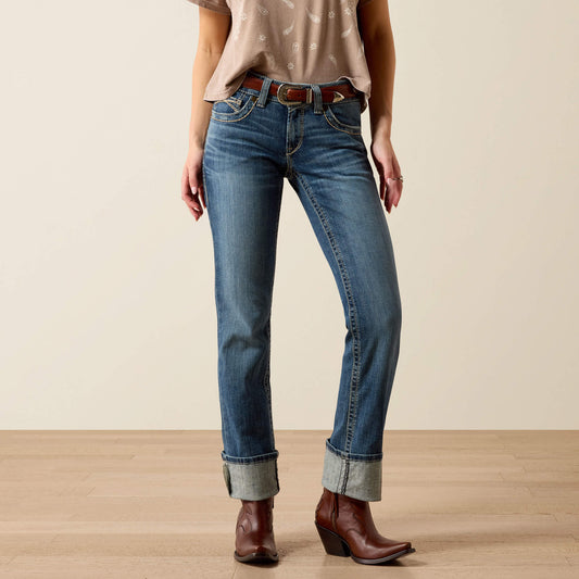 Mid Rise Estelle Straight Leg Jeans - US 1249