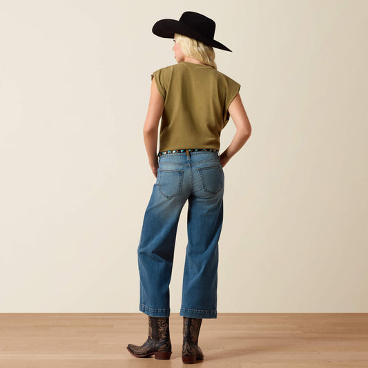 Perfect Rise Jazmine Wide Leg Crop Jeans - US 5902