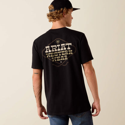 Ariat Country and Western Lockup Classic Fit T-Shirt - US 2582