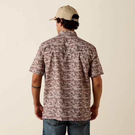 Printed VentTEK Western Yoke Classic Fit Snap Shirt - US 8005