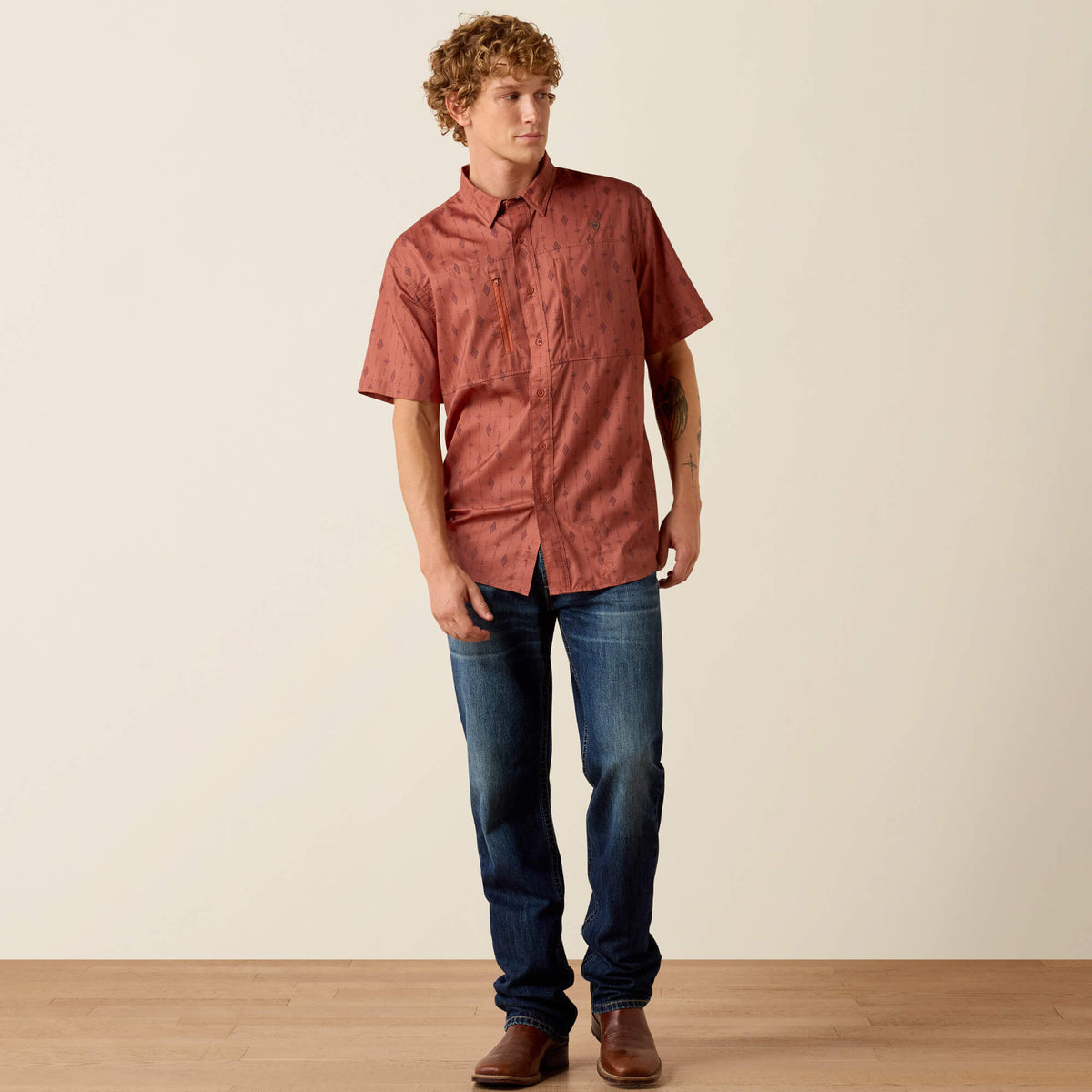 Printed VentTEK Classic Fit Shirt - US 3682