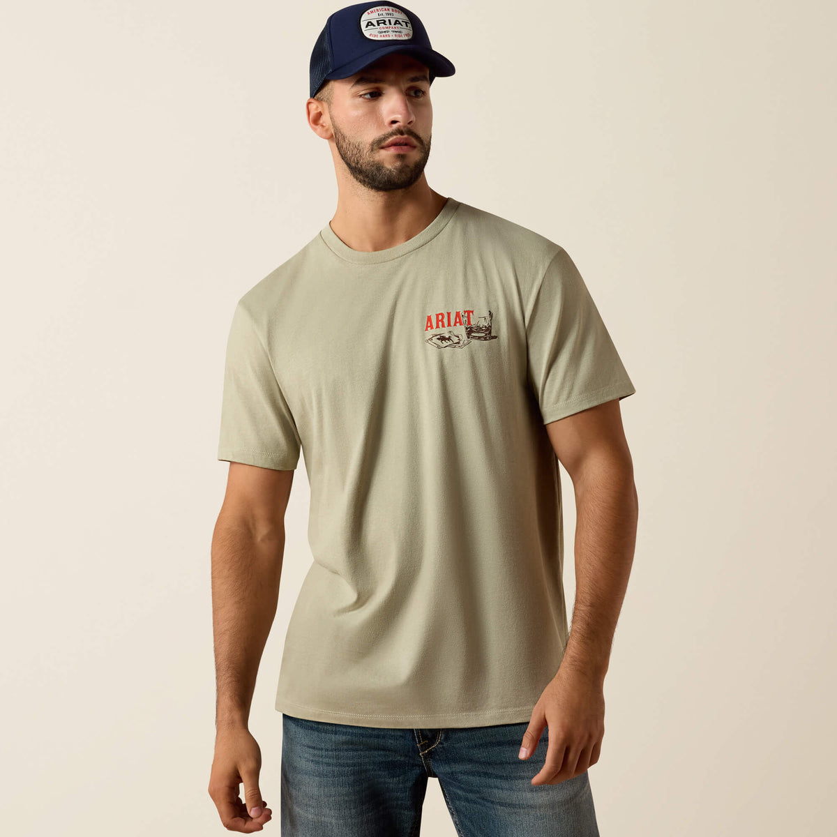 Ariat Whiskey Uno Classic Fit T-Shirt - US 6975