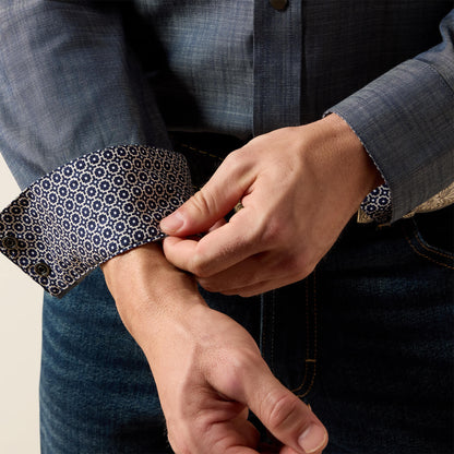 Wrinkle Free Refined Slub Classic Fit Shirt - US 3573