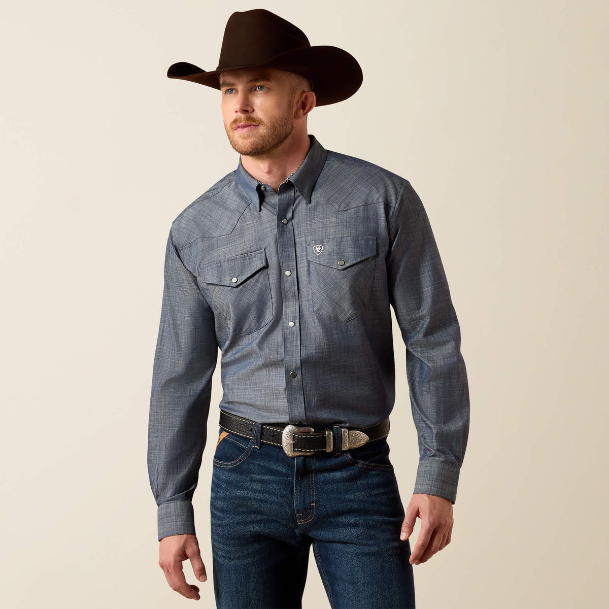 Wrinkle Free Refined Slub Classic Fit Shirt - US 3573