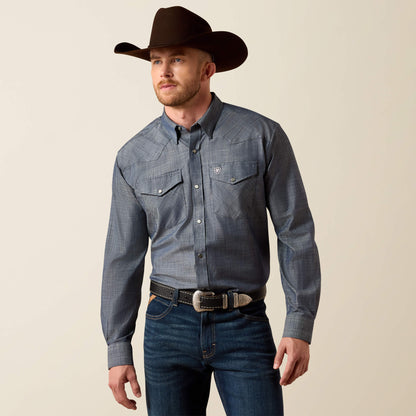 Wrinkle Free Refined Slub Classic Fit Shirt - US 3573