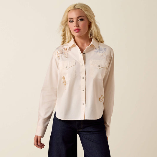 Ashville Embroidered Snap Shirt - US 5727
