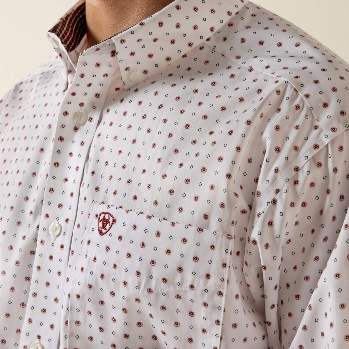 Wrinkle Free Waverly Classic Fit Shirt - US 7222