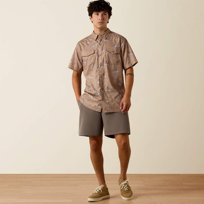 Printed VentTEK Western Fitted Snap Shirt - US 4699