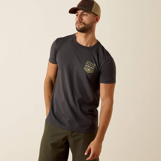 Ariat Stripe Patriotic Badge T-Shirt - US 9792