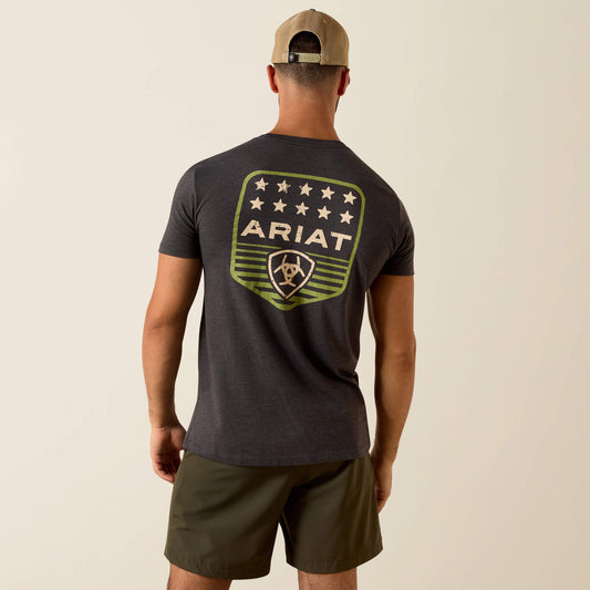 Ariat Stripe Patriotic Badge T-Shirt - US 9792