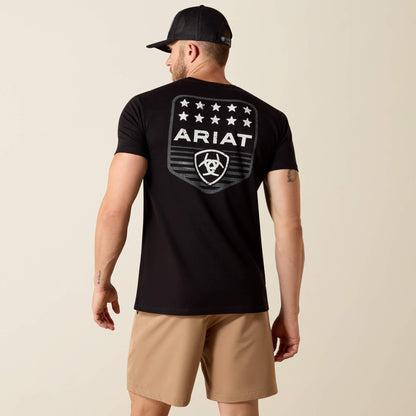 Ariat Stripe Patriotic Badge T-Shirt - US 3943