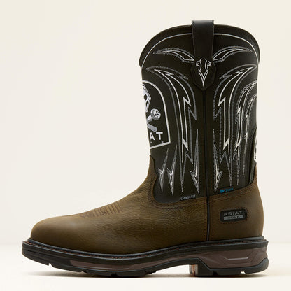 WorkHog XT Bolt Skull Waterproof Wide Square Toe Carbon Toe Work Boot - US 1181