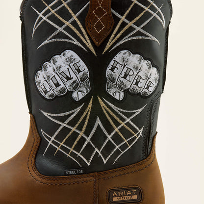 Activator Live Free Wide Square Toe Work Boot - US 6583