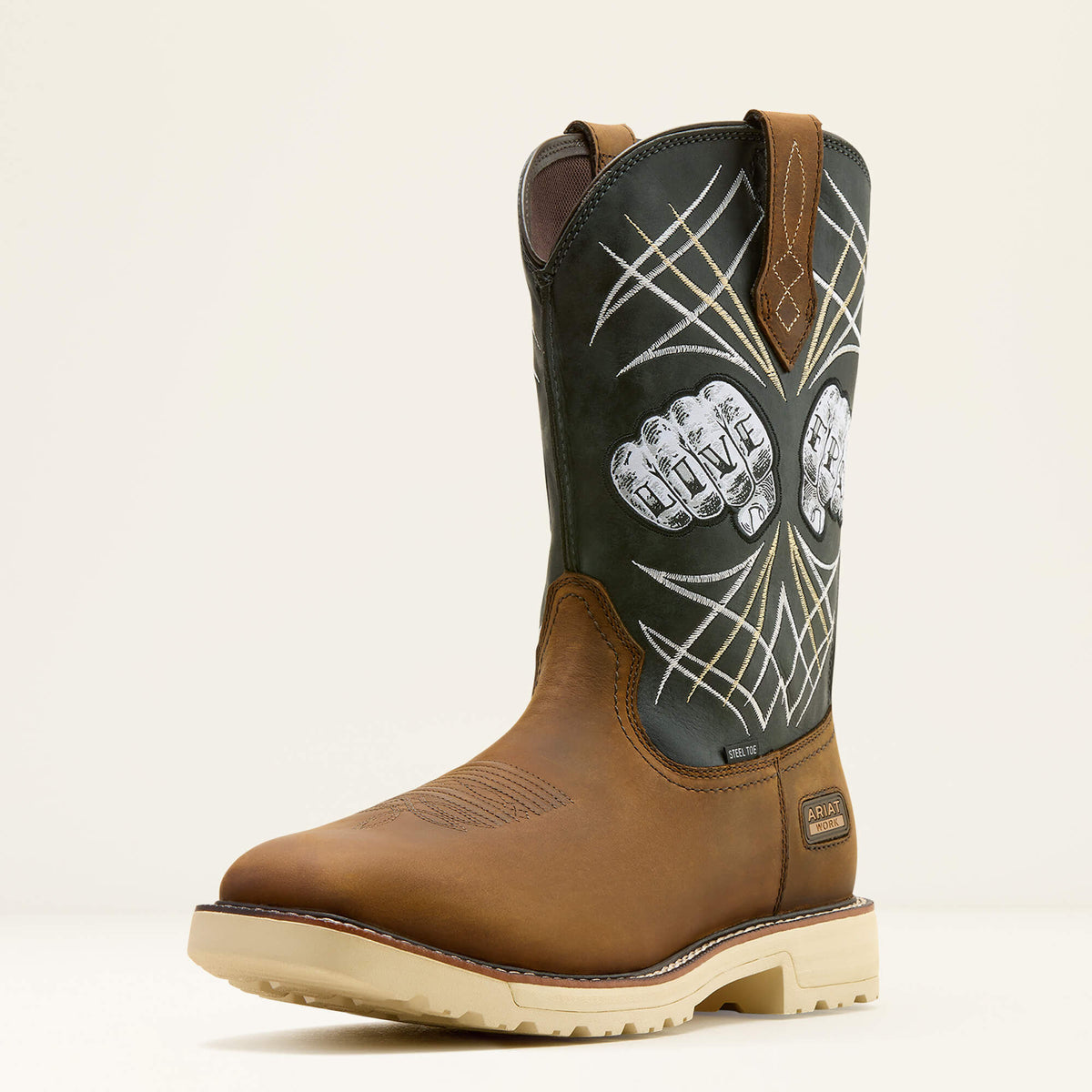 Activator Live Free Wide Square Toe Steel Toe Work Boot - US 1021