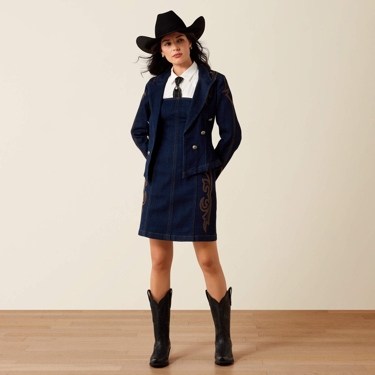 Lux Denim Blazer - US 1719