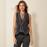 Lux Denim Vest - US 8990