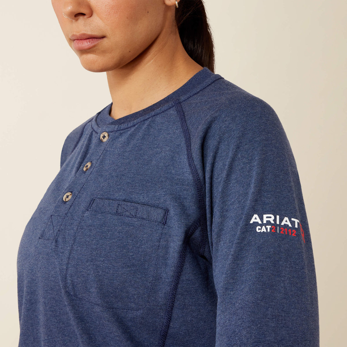 FR Air Henley Top - US 6027