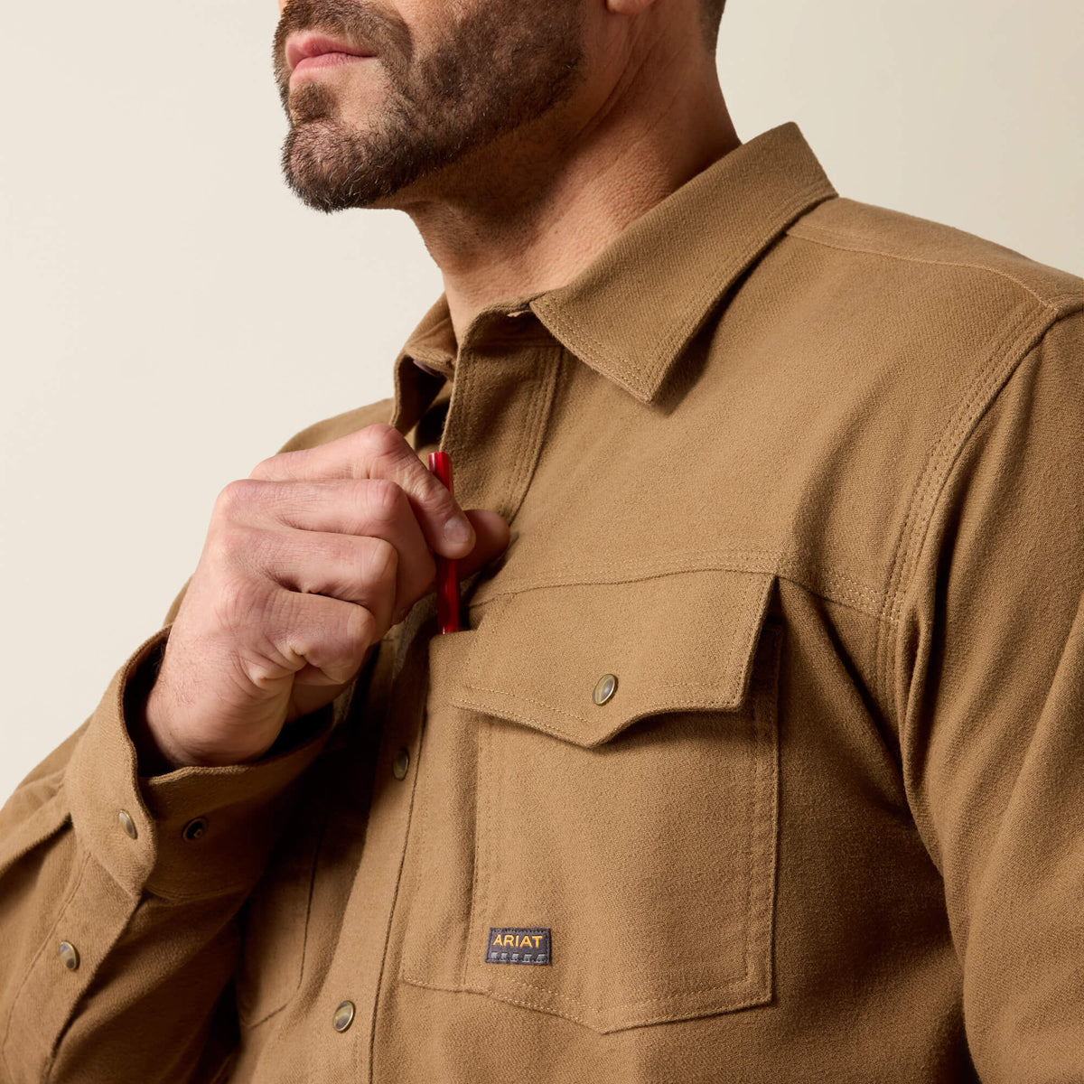 Rebar Flannel Twill Snap Work Shirt - US 2995